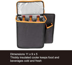Deluxe Trunk and Backseat Organizer for Medium or large size SUVs & RVs, Detachable Storage Modules with Built-in Cooler, Patent Pending