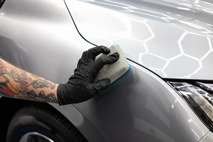 The Rag Company Gtechniq CSL Ceramic Coating 50 ml No Soak Coating Applicator Kit Bundle