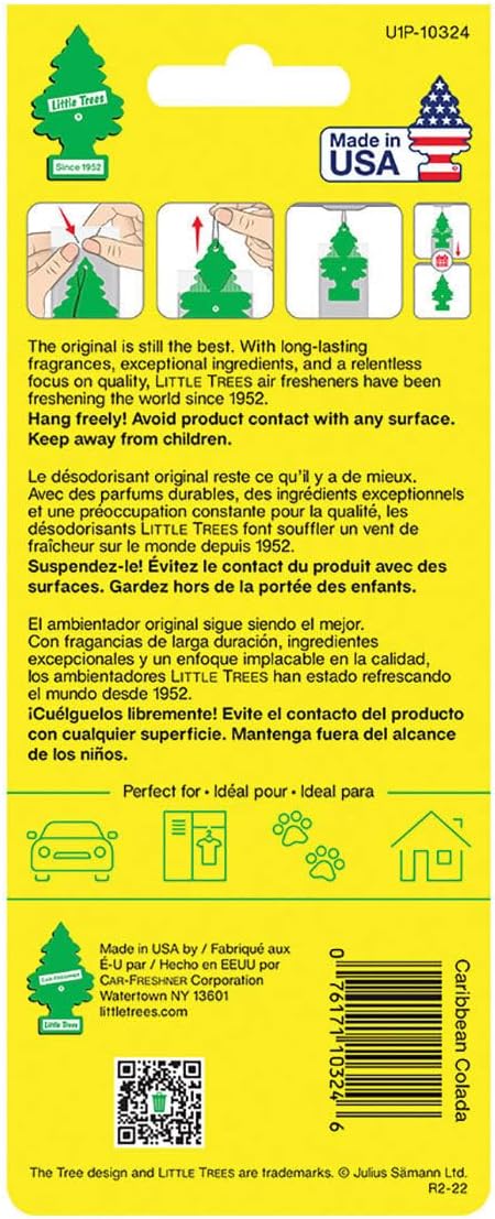 Car Freshner Little Trees Caribbean Colada