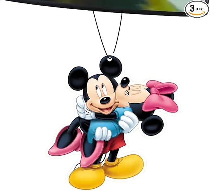 Cute Mouse Car Air Freshener, Icy Fresh Scent, White