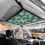 Koala Palm Leaf Car Seat Organizer Roof Storage Tidy Pouch Pocket Car Travel Accessories Suitable for Cars, SUVs