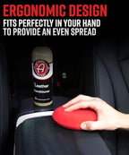 Adam's Polishes Premium Car Interior Applicators Leather Conditioner Foam Applicator for Car Detailing, Car Seats, Boots, Furniture & More | Apply After Leather Cleaner & Interior Car Cleaning