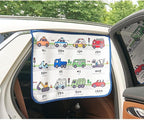 Magnetic Car Sun Shade Curtain for Side Window – Sun Blocker and UV Protector for Baby, Kids, and Pets – Universal Fit with Built-in Magnets for Steel-Framed Door (Magnet-New Cars)