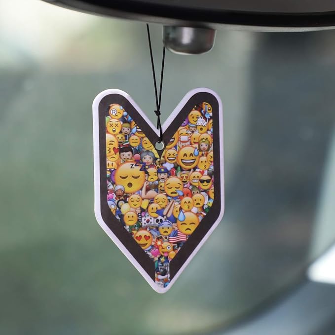 Auto Dynasty 1 Pcs Tree Frog Black Squash Scent Wakaba Car/Office/Home Hanging Air Freshener