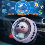 DAYUJIAN Cartoon Car Air Fresheners Astronaut Automotive Air Outlet Cute Car Diffuser Creative Glowable Car Perfume Decoration Aromatherapy Ornament Car Vent Accessories