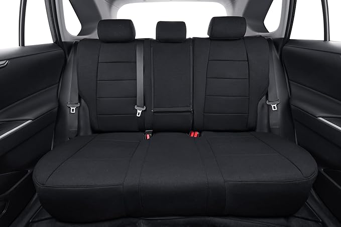 coverdream Custom Seat Covers Compatible with Select Toyota RAV4 LE 2013 2014 2015 2016 2017 2018 Models (Black,Full Set)