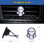Air Vent Decoration - Cute Super Hero Decorative Vent Clip for Cars, Bedroom or Office [Baymax]