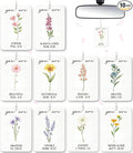 10PCS Christian Car Air Fresheners – Inspirational Floral Bible Verse Christian Car Accessories for Women – Car Mirror Hanging Accessories, Christian Gifts, Religious Gifts for Women