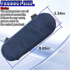 2PCS Car Elbow Pad Arm Rest Cover, Soft Armrest Cushion Pad for Arm Comfortable Support, Anti-Scratch Auto Armrest Pillow Protector, Universal Car Interior Accessory for Most Vehicles (Navy)