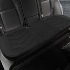 Seat Cover 2Pcs Custom Fit for Tesla Model Y/3 Car Seat Bottom Protector, Front Luxury Leather Car Seat Cushion, Wear-Resistant for 2020 2021 2022 2023 2024 Accessories (Black STG)