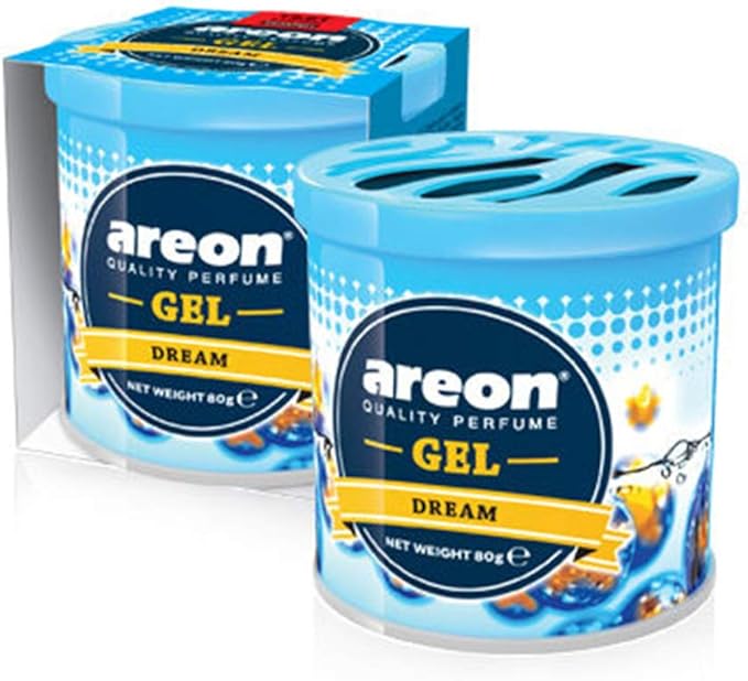 AREON GCK02 Car Perfume GEL Air Freshener Long Lasting Scent for Car or Home Odor Eliminator - DREAM