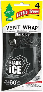 Little Trees Air Freshener | Vent Wrap pack of 4 | 1 Bottle Little Tree Spray | 6 Little tree Hanging Tree For Home, Trucks, RV, Van or car AHSR Products bundle + Bonus AHSR Air Freshener (Black Ice)