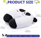 H HOMEWINS Travel Pillow for Kids,Toddler Neck Pillow Cute Animal Neck Head Chin Support Travel Accessories for Airplane, Car, Train,Recline