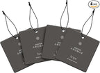 Doctor Aromas Hanging Long-Lasting Fresh Car, Vehicle or Auto Perfume and Air Freshener Fragrance Diffuser, Odor and Smell Eliminator Automobile Hanging Diffuser, 4 Pack - Lime, Ginger (Hope)