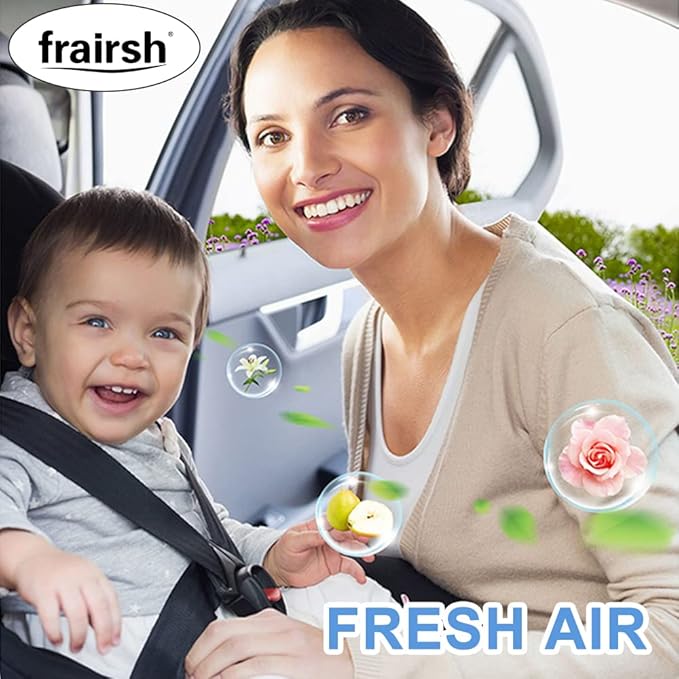Car Air Fresheners Vent Clips 6 ct, Winter Scent, Long Lasting Up to 180 Days, Car Odor Eliminator