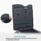 JDMCAR Armrest Cover Compatible with 2015-2024 2025 Ford F150 Accessories, 2017-2025 F250 F350 F450 with 40/20/40 Jump Seat, Customized Anti-Scratch Leather Armrest Lid Protector Pad (Jump Seat Only)