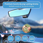 Personalized Photo Car Air Freshener – Custom Double-Sided Print – Fresh Linen Scent – Eco-Friendly, Long-Lasting Fragrance – For Family, Friends, Lovers (Circle-HL)