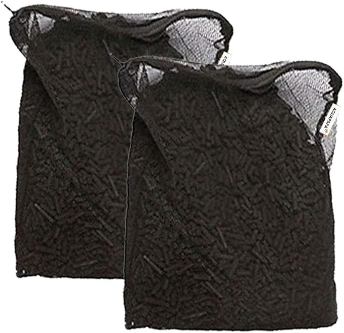 10 lbs Activated Charcoal Carbon Pellets in 2 Free Mesh Media Bags for Aquarium Fish Pond Tank Canister Filter