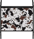 Cow Spot Pattern Auto Seat Storage Hanging Bag Multi-Purpose Seat Organizer for Vehicle Passenger Seat Organization and Storage One Size