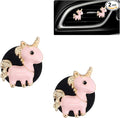 Unicorn Car Accessories,2pcs Pink unicorn Air Vent Clips Car Air Freshener with Lavender Scent,Cute Girly Car Decor for Women Teens,Refillable Diffuser