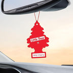 LITTLE TREES Car Air Freshener | Hanging Paper Tree for Home or Car | Wild Cherry | 12 Pack