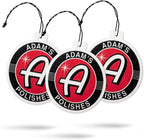 Adam's Polishes Hanging Car Air Fresheners (3 Pack) - Strawberry Scented | Car Smell Good Accessories For Interior | Great After Car Cleaning & Auto Detailing | Perfect For Smokers & Pet Owners
