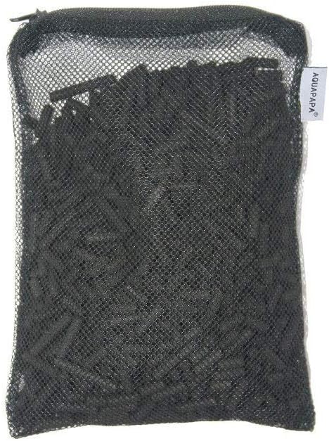 Aquacity™ Activated Charcoal Carbon in Free Mesh Media Bags for Aquarium Fish Pond Tank Canister Filter (20-Pack (20 lbs))