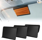 3 PCS Car Air Freshener Visor Clip Compatible with Drift Car Air Freshener, Vehicle Sun Visor Metal Clip for Car, Truck & SUV, Black (Freshener Not Included)