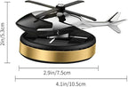 Helicopter Car Air Freshener Rotating Solar Car Freshener Airplane Car Perfume