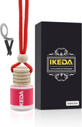 Ikeda Car Air Freshener: Hanging Car Smell Air Freshener | 10ml Hanging Car Perfume | Long Lasting Fragrance | Strong Scents Diffuser for Auto Home (Bubble gum|Circular)
