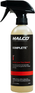 Malco Complete Wheel & Tire Cleaner – Fast Acting, Non-Acid Formula/Removes Dust, Grease, Oil, and Dirt from Entire Wheel / 16 oz. (122916)