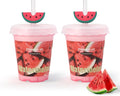 Diffusers for Home Watermelon Scent 2 Pack, Bathroom Diffuser Fruit Cup Shape for Office, Air Freshener Diffuser Gel Leak-Proof Car & Room, Bathroom Scent Diffuser for Friends and Family