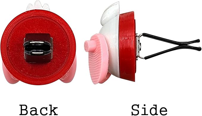 3D OM Air Freshener Duck(red) for Car or Indoor, Stylish Fun-3D Printing Plastic(eco PLA), Magnet and Clip - Solution is not included