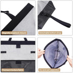 Living in a Bubble Wet Dry Laundry Bag – Portable Waterproof Laundry Hamper for RV, Campervan & Travel – Foldable Clothes Organizer with Separate Wet & Dry Compartments
