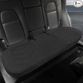 Seat Cover 2Pcs Custom Fit for Tesla Model Y/3 Car Seat Bottom Protector, Front Luxury Leather Car Seat Cushion, Wear-Resistant for 2020 2021 2022 2023 2024 Accessories (Black STG)