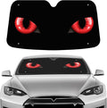 GENANY Devil Eye Windshield Sun Shade for Electric Vehicle (59x37 Inches), Sun Shade Windshield, Shades for Front Windows, Sunshade for Car Windshield, Car Decor