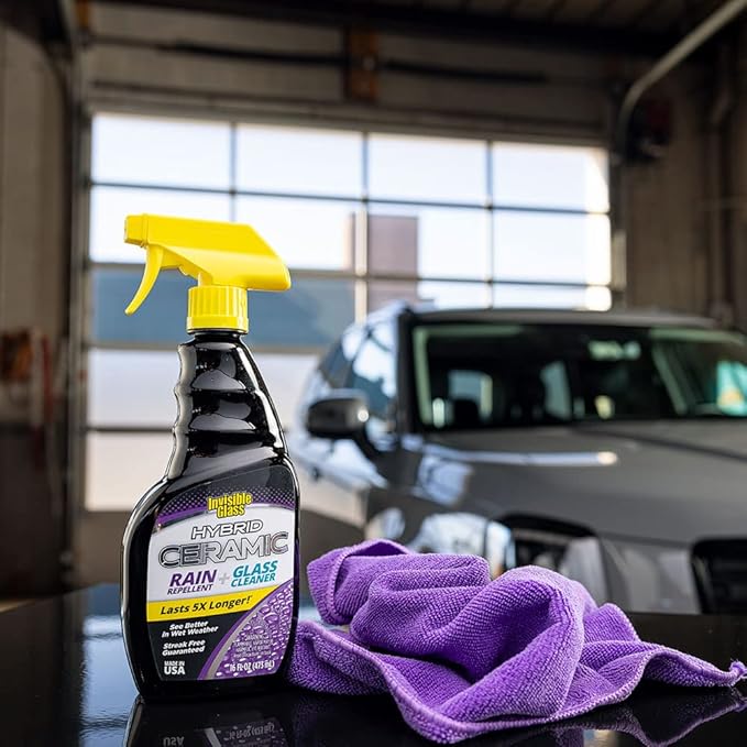 Stoner Car Care 99615 Hybrid Ceramic Kit – Complete Exterior Protection for Paint, Trim, and Glass with Ceramic Detailer, Trim Shine, and Rain Repellent – Long Lasting SiO₂ Shine – 3 Piece Set
