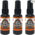 BluntPower (Coconut, 3 Pack) Concentrated Odor Eliminator & Diffuser Oil - Room Deodorizer, Odor Eliminator, Air Freshener - Premium Oil Based Air Freshener