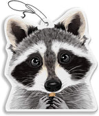 WIRESTER Hanging Air Freshener for Car, Home, Bathroom, Office, Decorative Charm Ornaments, Raccoon
