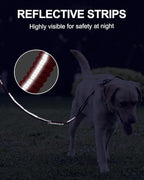 Joytale Tactical Dog Leash Heavy Duty, 4-6FT Shock Absorbing Bungee Lead with 2 Padded Handle, Metal Carabiner Clip, Car Seatbelt, Strong No Pull Leash for Medium Large X-Large Dogs, Red