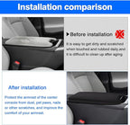 Autorder Center Console Cover for 2023 2024 2025 Toyota bZ4X /Subaru Solterra Accessories Armrest Cover Anti-Scratch Middle Console Pad Leather Armrest Protector