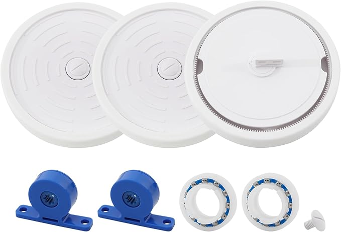 DWALE 3PCS Pool Cleaner Replacement kit Compatible with Polaris 180, 280 with 2 Pcs C80 Turbine Bearings and 2 Pcs C60 Wheel Ball Bearings
