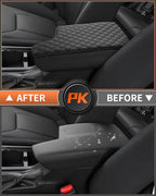 Shademax Subaru Crosstrek/Impreza Center Console Cover, Armrest Cover Cushion Pad for Subaru Crosstrek 2018-2023/Impreza 2017-2023 Accessories, Crosstrek Armrest Seat Box Cover Protector Black