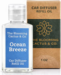 Car Diffuser Oil Refill 1 oz – Essential Oil Car Air Freshener Refill for Hanging Car Diffuser, Long Lasting Fragrance Oil, Phthalate Free, Multiple Scents. | Ocean Breeze
