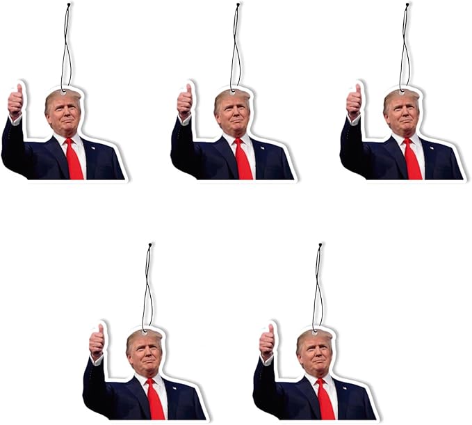 Trump Merchandise, Donald Trump Car Air Freshener, Trump Car Air Freshener, Donald Trump Gifts, Trump Car Accessories, Trump Car Fresheners Long Lasting, Trump Car Fresheners item (5pcs)