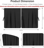 5PCS Car Window Shades Kit,Car Privacy Window Cover for Light Blocking and Privacy,Universal CCar Sunshade for Baby CCar Accessories Interior for Sleeping Traveling Camping (5PCS)