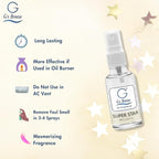 G's Breeze Super Star Air Freshener - Essence of Star-Studded Glamor - Transform Any Space with Vibrant Energy and Invigorating Fragrance – Ideal for Home, Car & Office – Long-Lasting Freshness Aroma