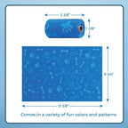 Best Pet Supplies Dog Poop Bags (240 Bags) for Waste Refuse Cleanup, Doggy Roll Replacements for Outdoor Puppy Walking and Travel, Leak Proof and Tear Resistant, Thick Plastic - Blue (Unscented)