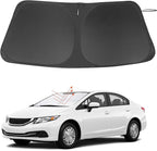 Windshield Sun Shade Custom Fit for 2012 2013 2014 2015 Honda Civic Accessories Foldable Sunshade Sun Blocker Protect Car from Sun Rays & Heat Damage Keep Car Cooler
