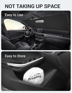 Proadsy 2026 Upgrade Front Windshield Sun Shade Foldable Sunshade Protector Custom Fit 2012-2018 Ford Focus S, RS, ST, SE, SEL, Titanium, Electric Sedan Hatchback Accessories